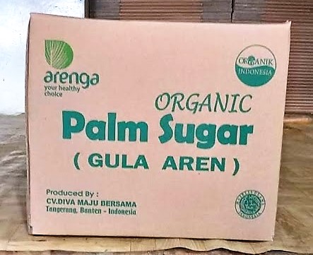 Arenga Organik Palm Sugar Kemasan 10 Kg punya nomor PIRT